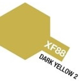 Tamiya Acrylic Mini XF-88 Dark Yellow Paint, 10ml Bottle