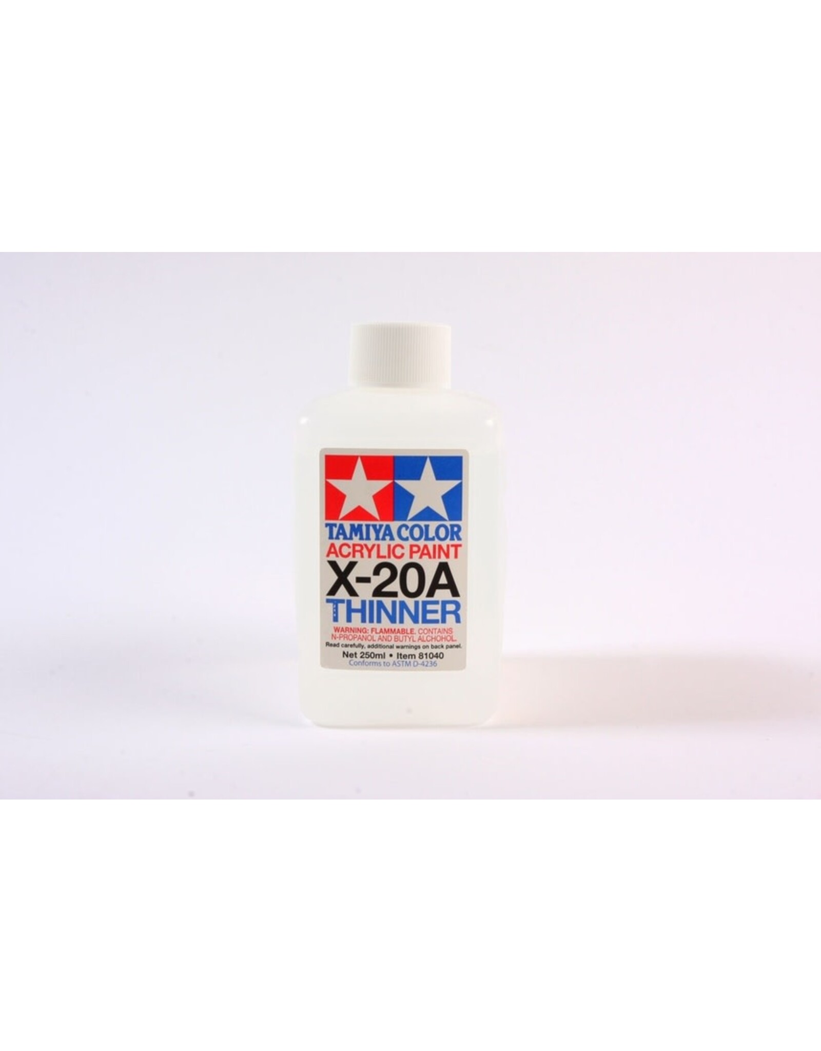 Tamiya Acrylic/Poly Thinner X-20A, 250ml Bottle