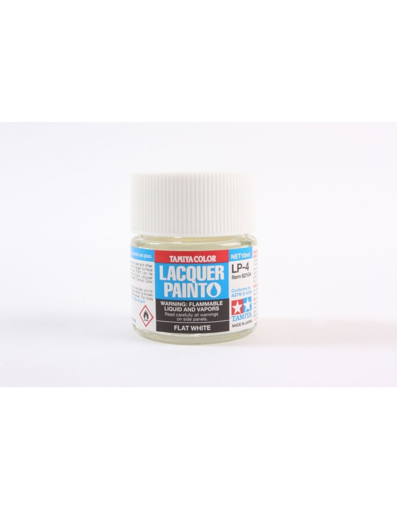 Tamiya Lacquer Paint LP-4 Flat White 10ml Bottle