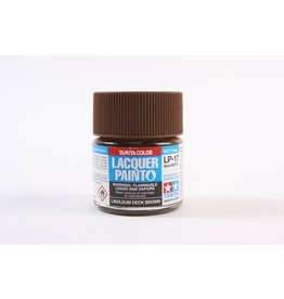 Tamiya Lacquer Paint LP-17 Linoleum Deck Brown 10ml Bottle