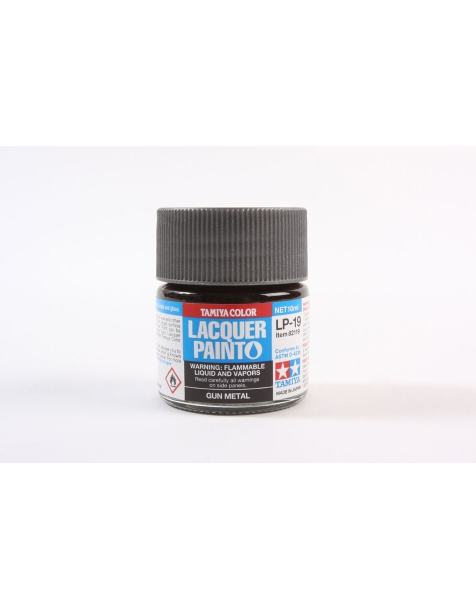 Tamiya Lacquer Paint LP-19 Gun Metal 10ml Bottle