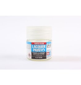 Tamiya Lacquer Paint LP-22 Flat Base 10ml Bottle