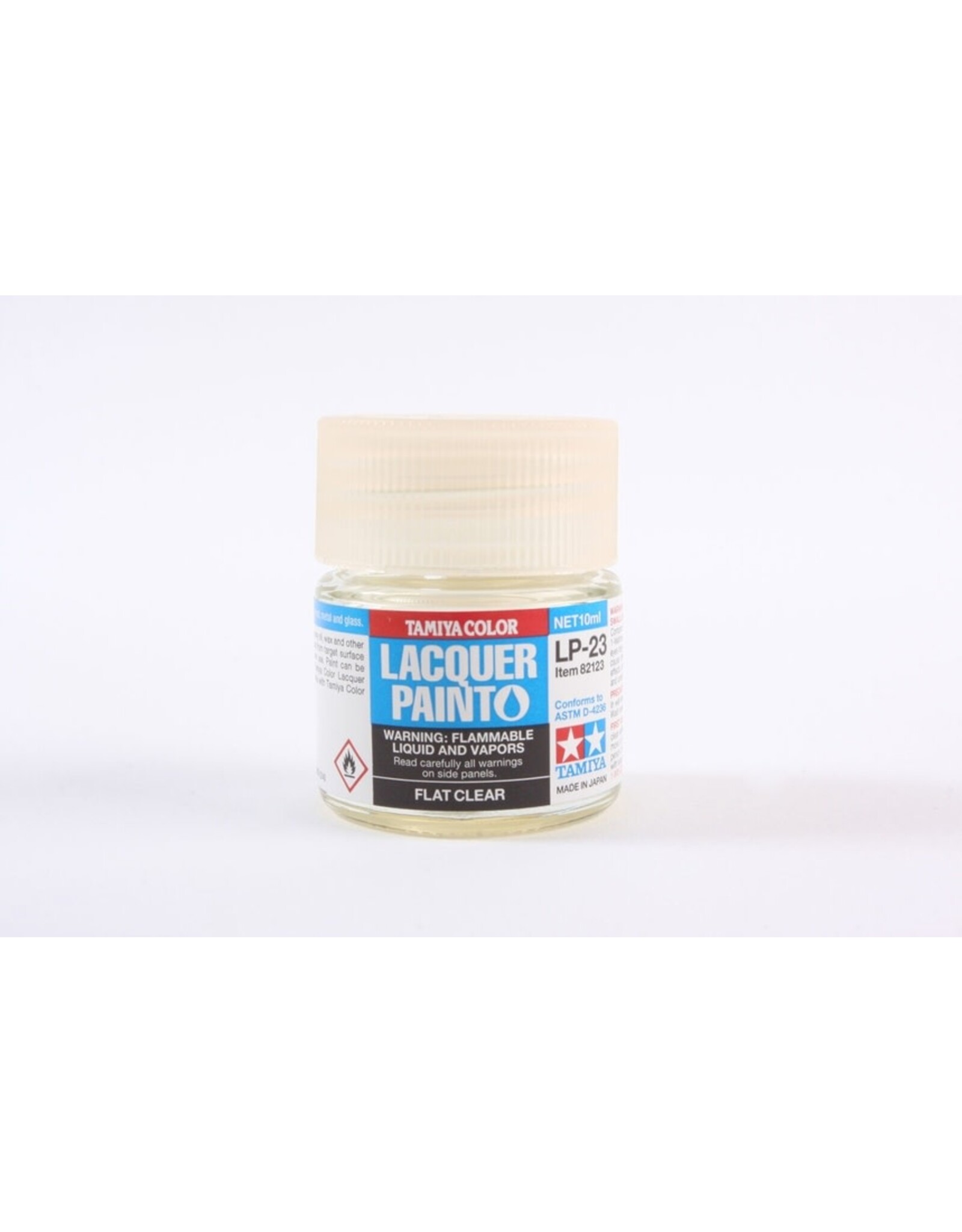 Tamiya Lacquer Paint LP-23 Flat Clear 10ml Bottle