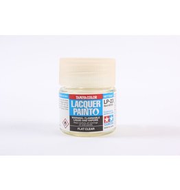 Tamiya Lacquer Paint LP-23 Flat Clear 10ml Bottle