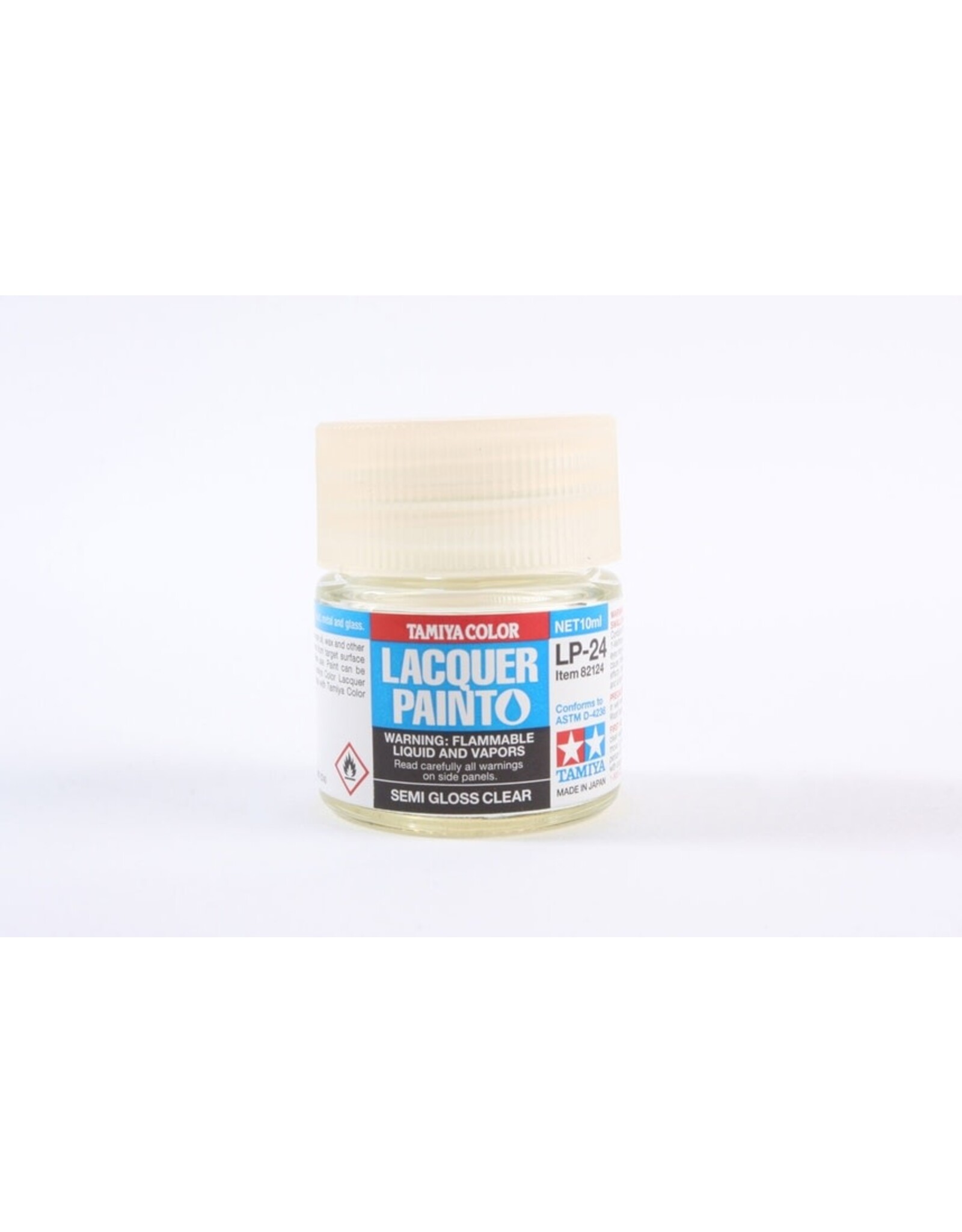 Tamiya Lacquer Paint LP-24 Semi Gloss Clear 10ml Bottle