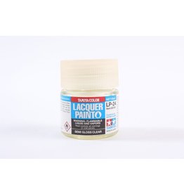 Tamiya Lacquer Paint LP-24 Semi Gloss Clear 10ml Bottle