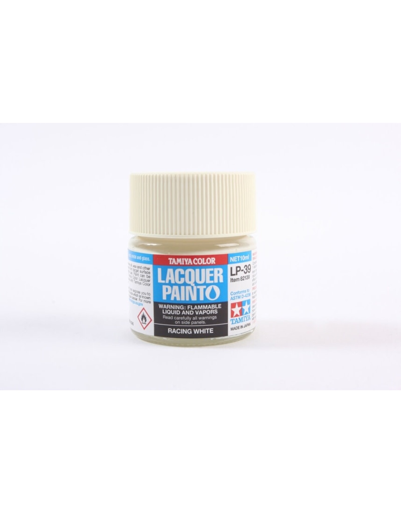 Tamiya Lacquer Paint LP-39 Racing White 10ml Bottle