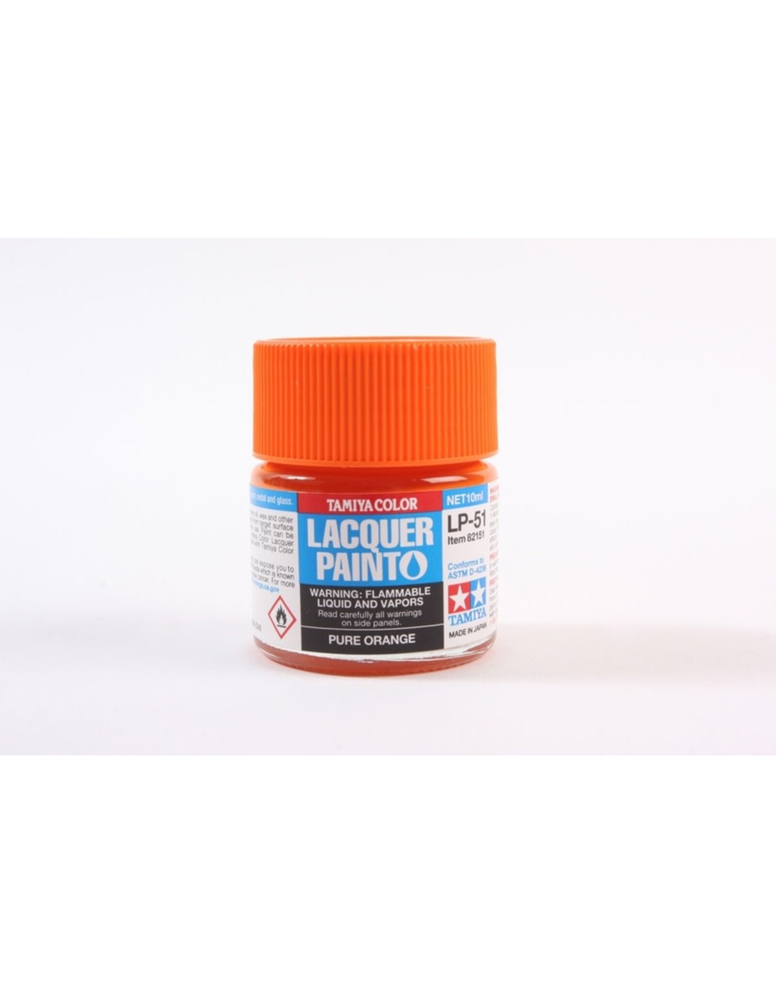 Tamiya Lacquer Paint LP-51 Pure Orange 10ml Bottle