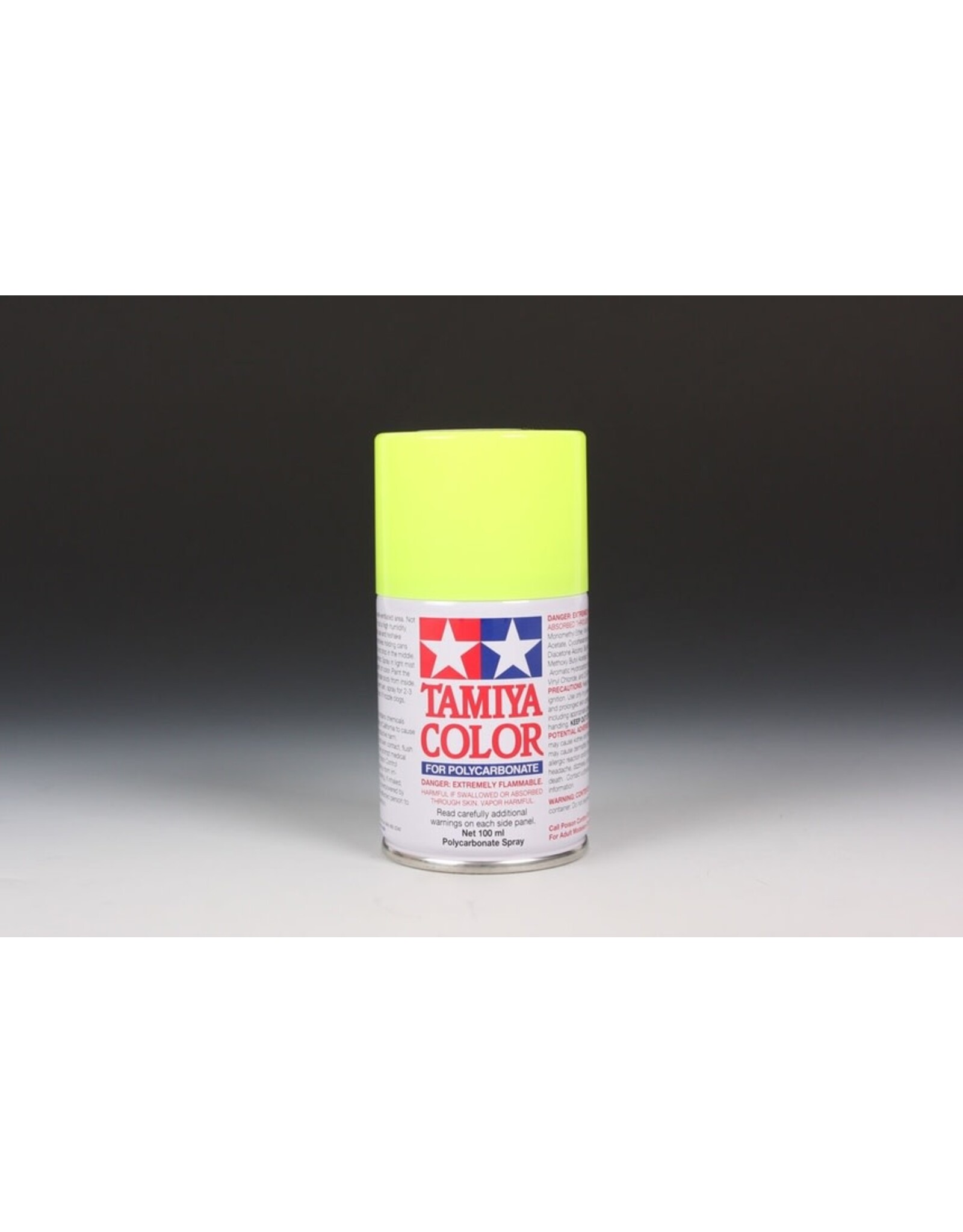 Tamiya PS-27 Fluorescent Yellow Spray Paint, 100ml Spray Can