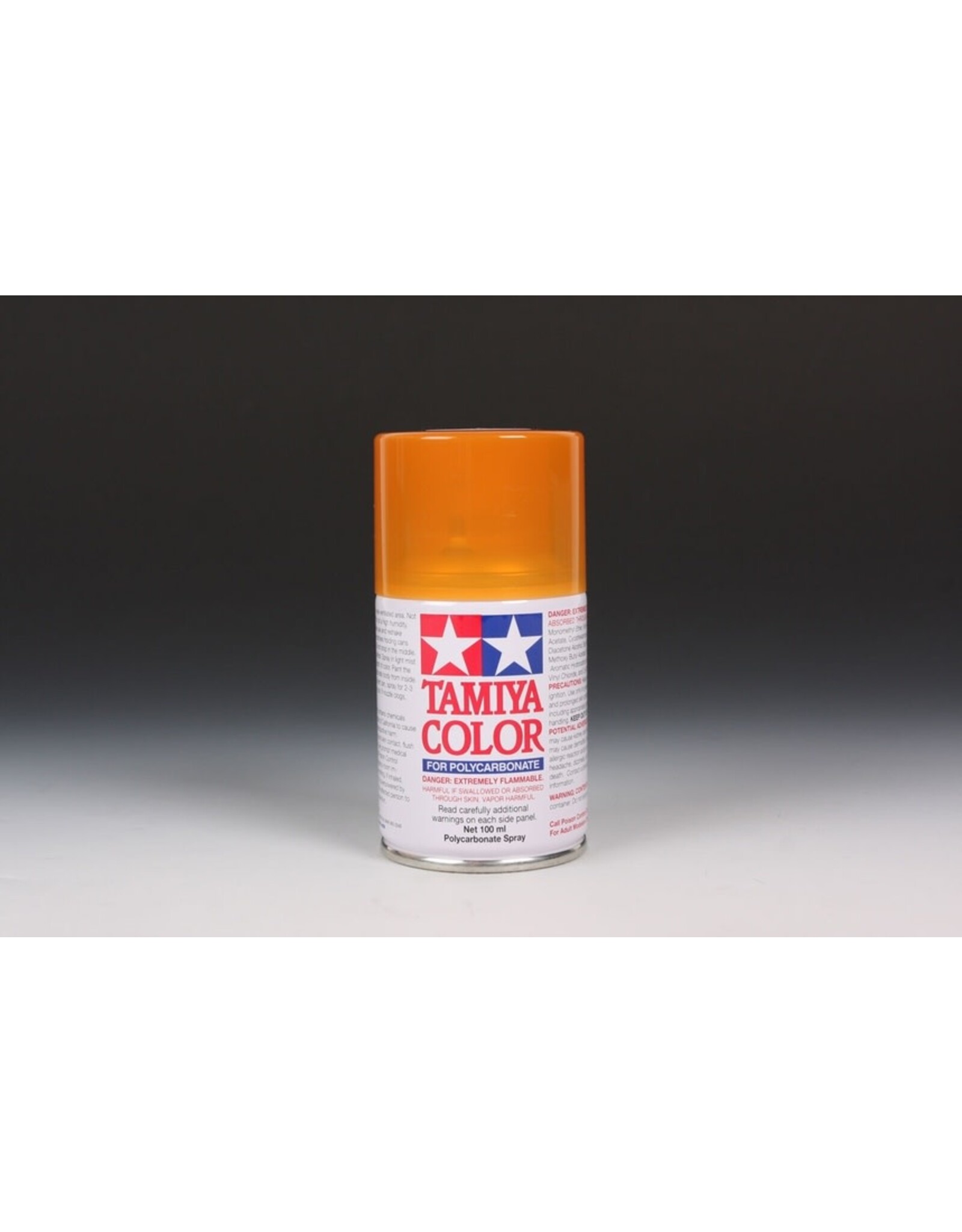 Tamiya PS-43 Translucent Orange Spray Paint, 100ml Spray Can
