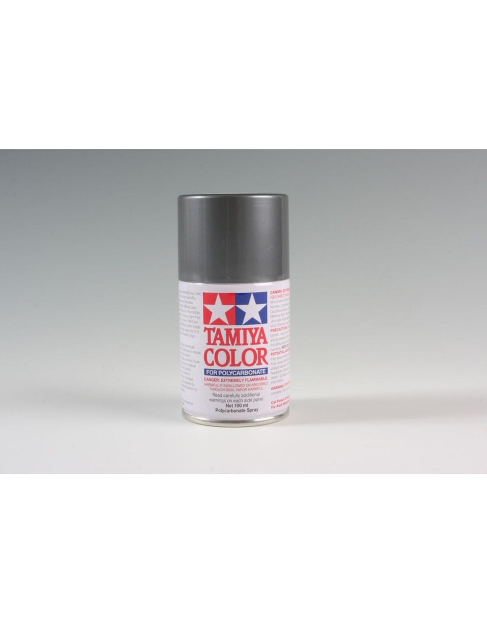 Tamiya PS-63 Bright Gun Metal Spray Paint, 100ml Can