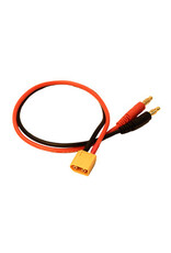 Racers Edge Charge Adapter: Male XT60 to Male 4mm Bullets-300mm Wire