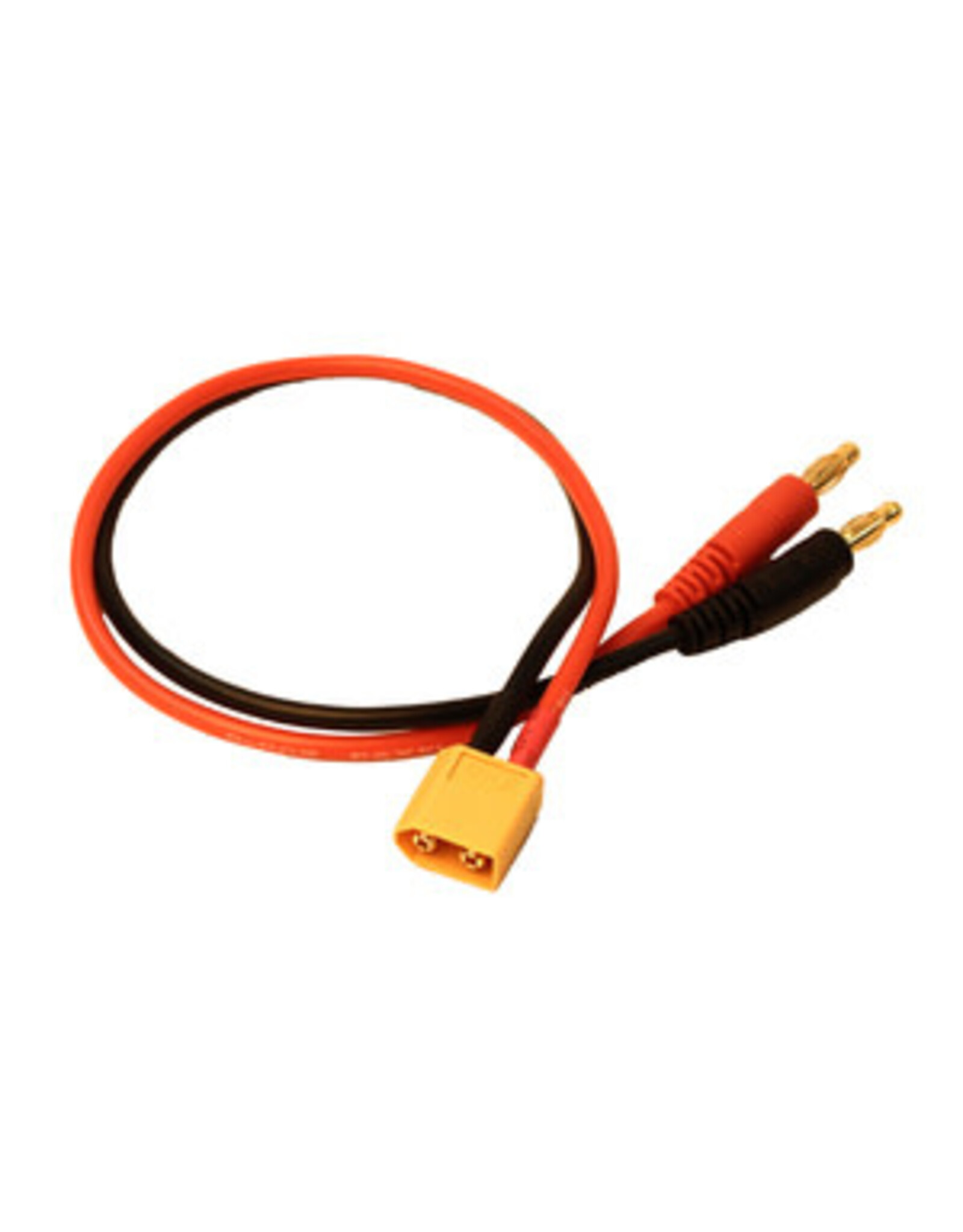 Racers Edge Charge Adapter: Male XT60 to Male 4mm Bullets-300mm Wire