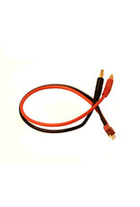 Racers Edge Charge Adapter: Male Deans (T-Plug) to Male 4mm Bullets-300mm Wire