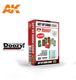 AK Interactive 1/24 Set Of Soda Cans