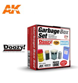 AK Interactive 1/24 Garbage Box Set