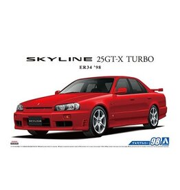 Aoshima 1/24 Nissan ER34 Skyline 25GT-X TURBO '98