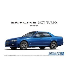 Aoshima 1/24 Nissan ER34 Skyline 25GT TURBO '01