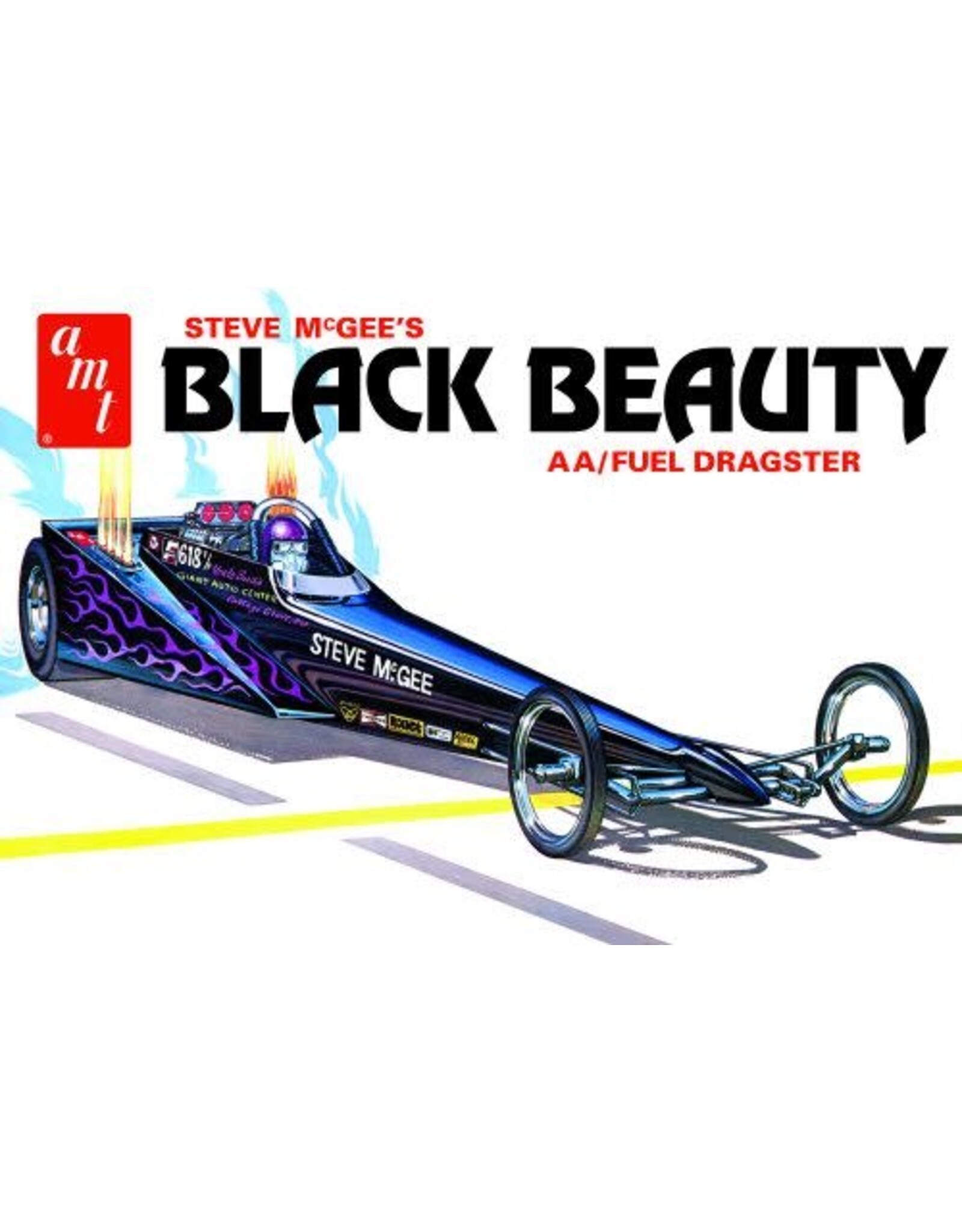 AMT 1/25 Steve McGee Black Beauty Wedge Dragster