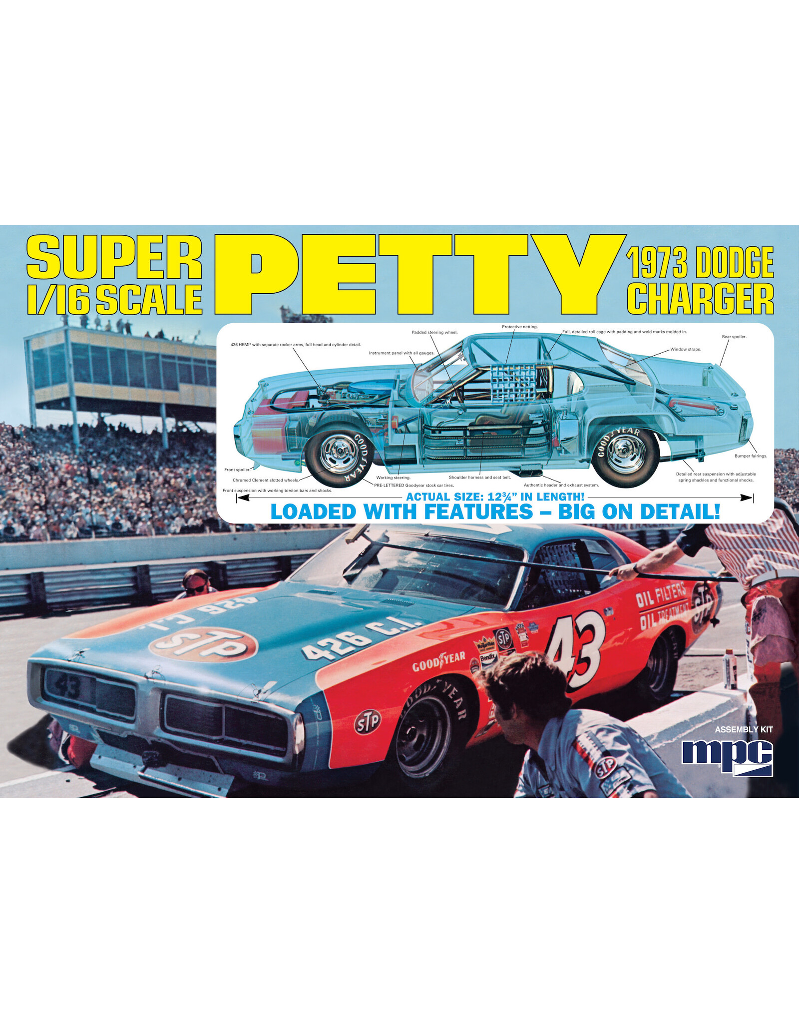 MPC 1/16 Richard Petty 1973 Dodge Charge