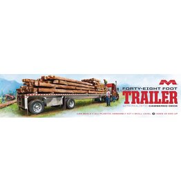 Moebius 48' Flatbed Trailer w/Cambered Deck 1/25