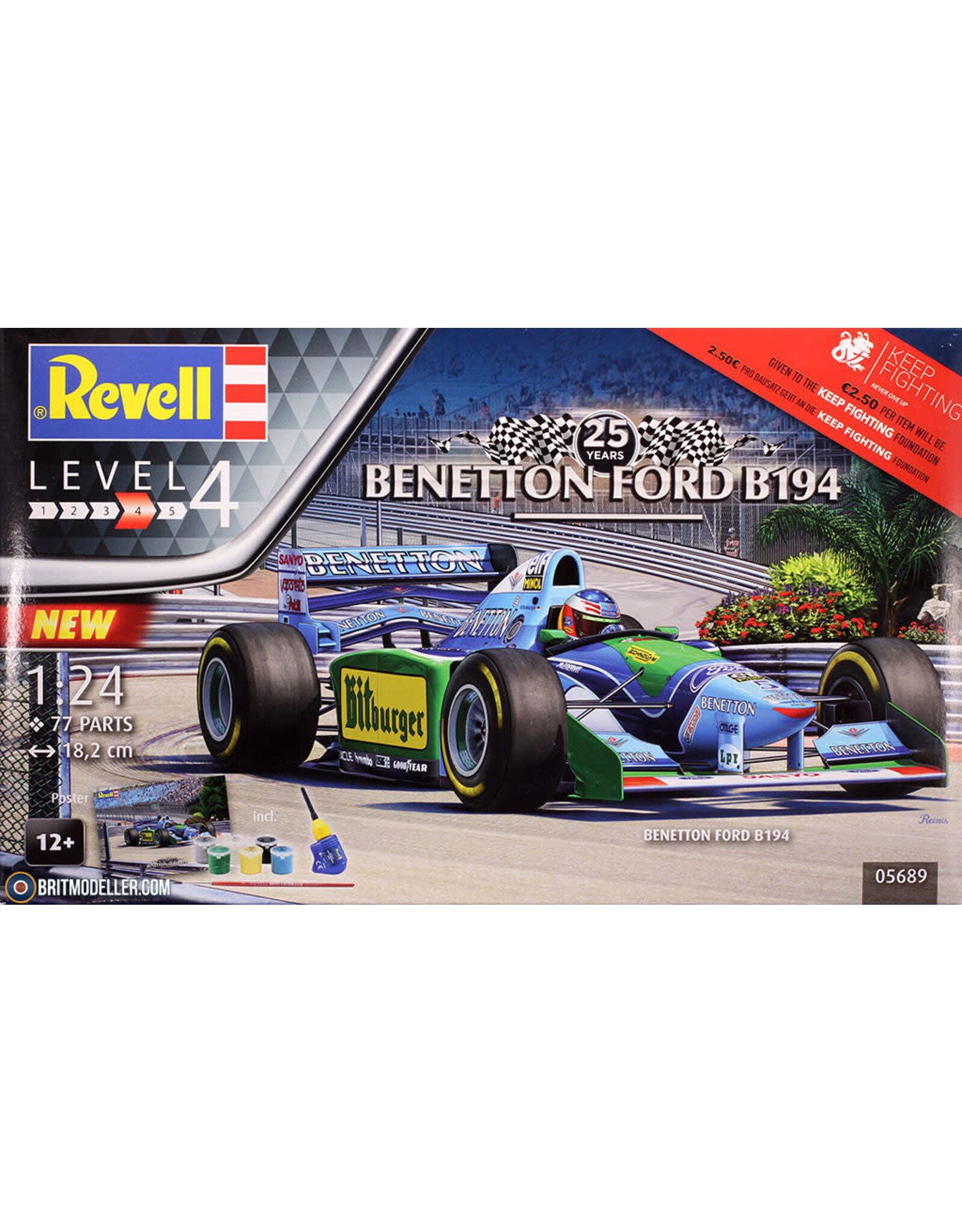 Revell 25TH ANNIVERSARY BENETTON FORD GIFT SET (1/24)