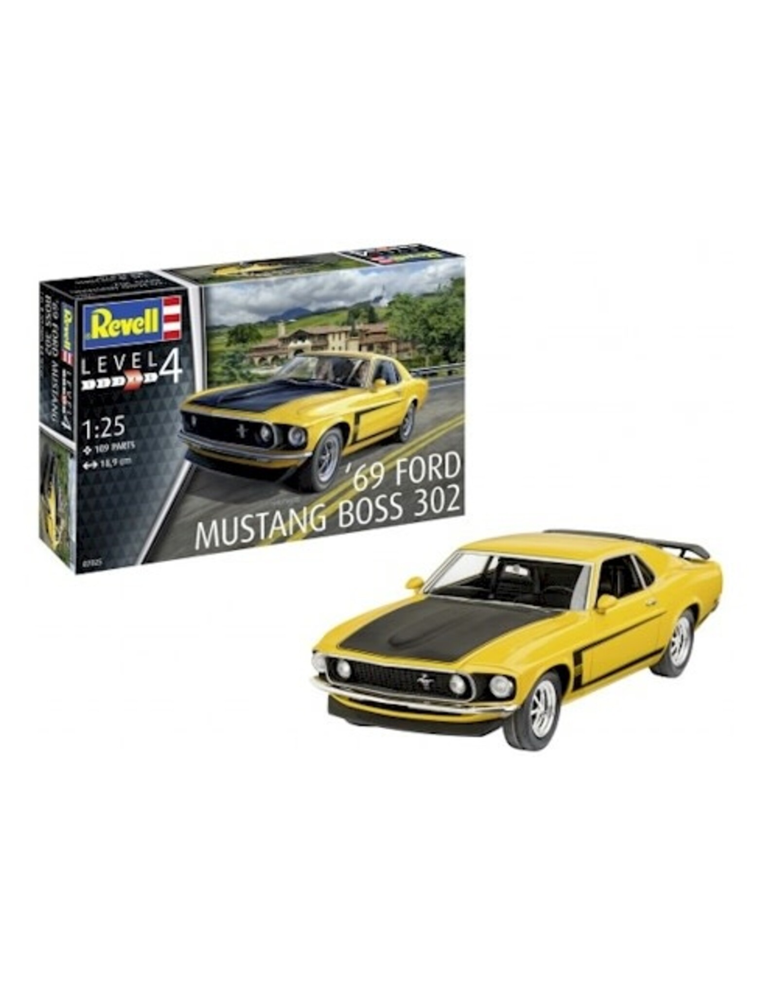 Revell 1/25 1969 BOSS 302 MUSTANG