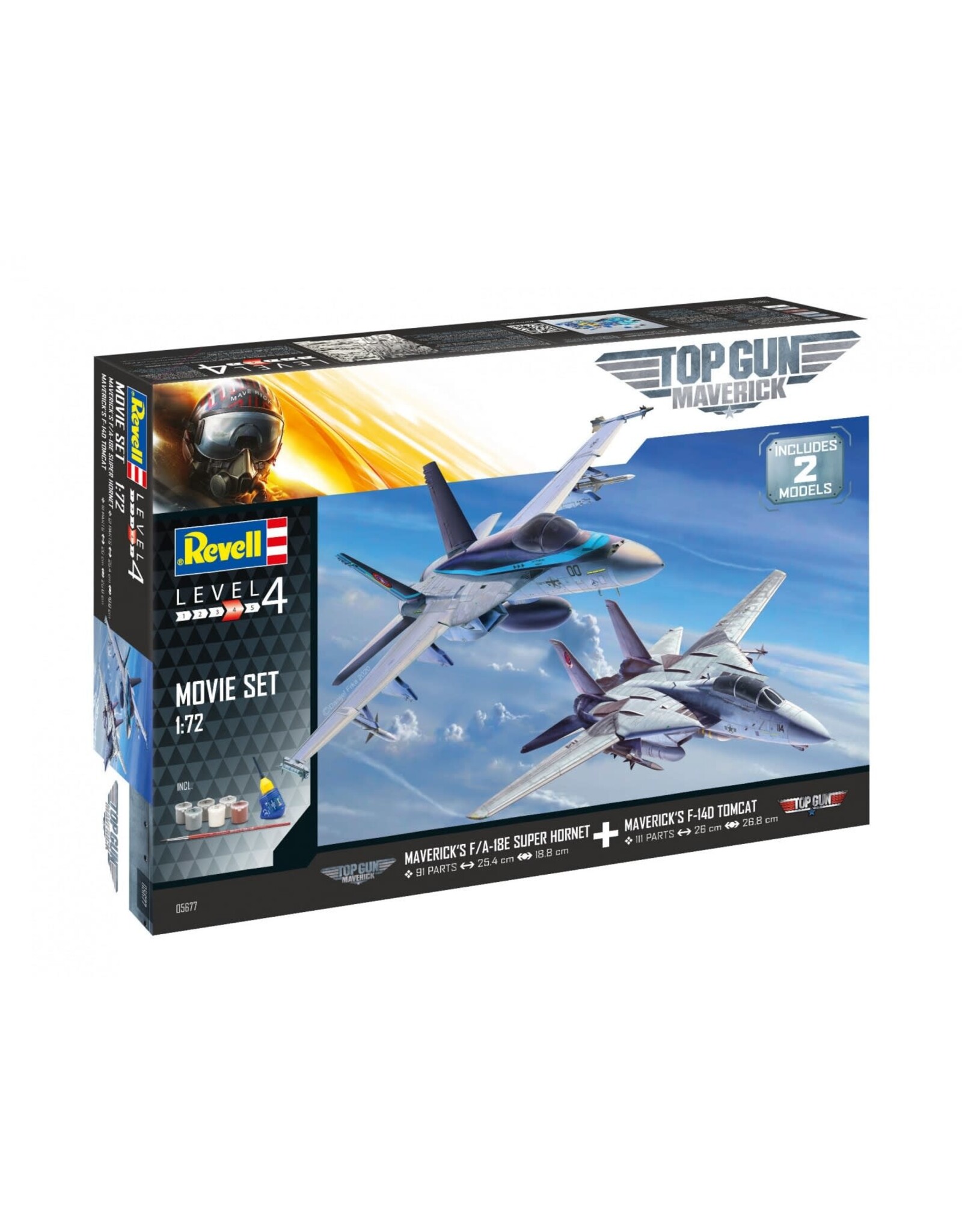 Revell 1/72 TOP GUN GIFT SET