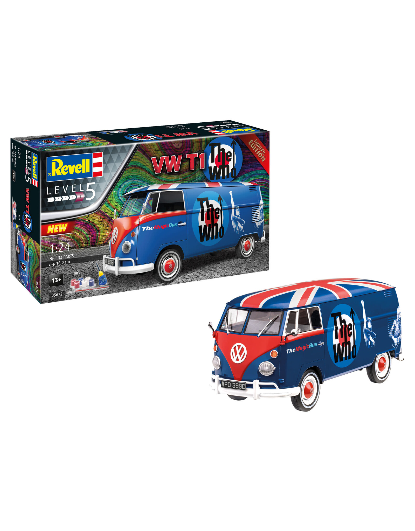 Revell 1/24 Gift Set VW T1 "The Who"