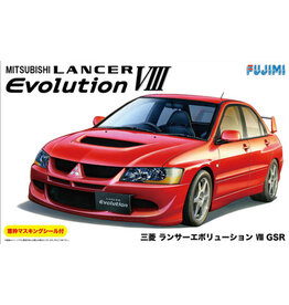 Fujimi 1/24 Mitsubishi Lancer Evolution VIII GSR with Window Frame Masking