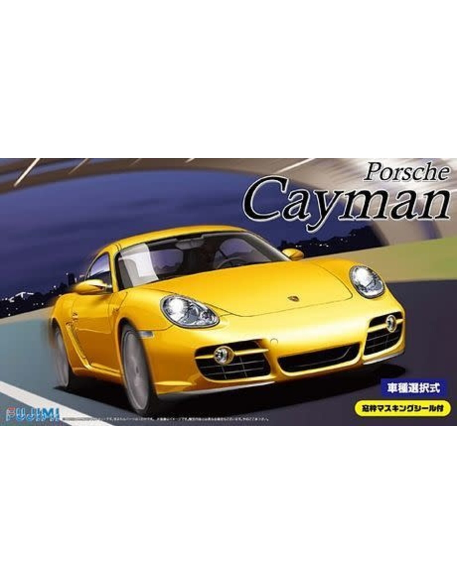 Fujimi 1/24 Porsche Cayman/Cayman S with Window Frame Masking Seal