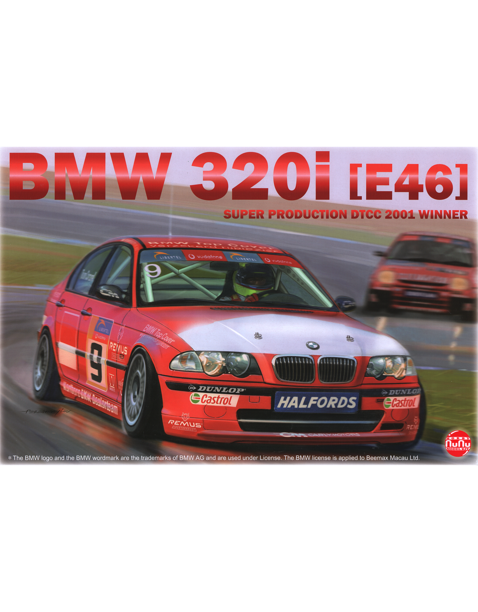 Platz 1/24 BMW 320i E46 Super Production DTCC 2001 Winner