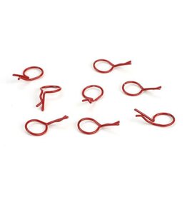 Dynamite Bent Body Clips Red (8)
