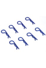 Dynamite Anodized Body Clips, Blue (8)