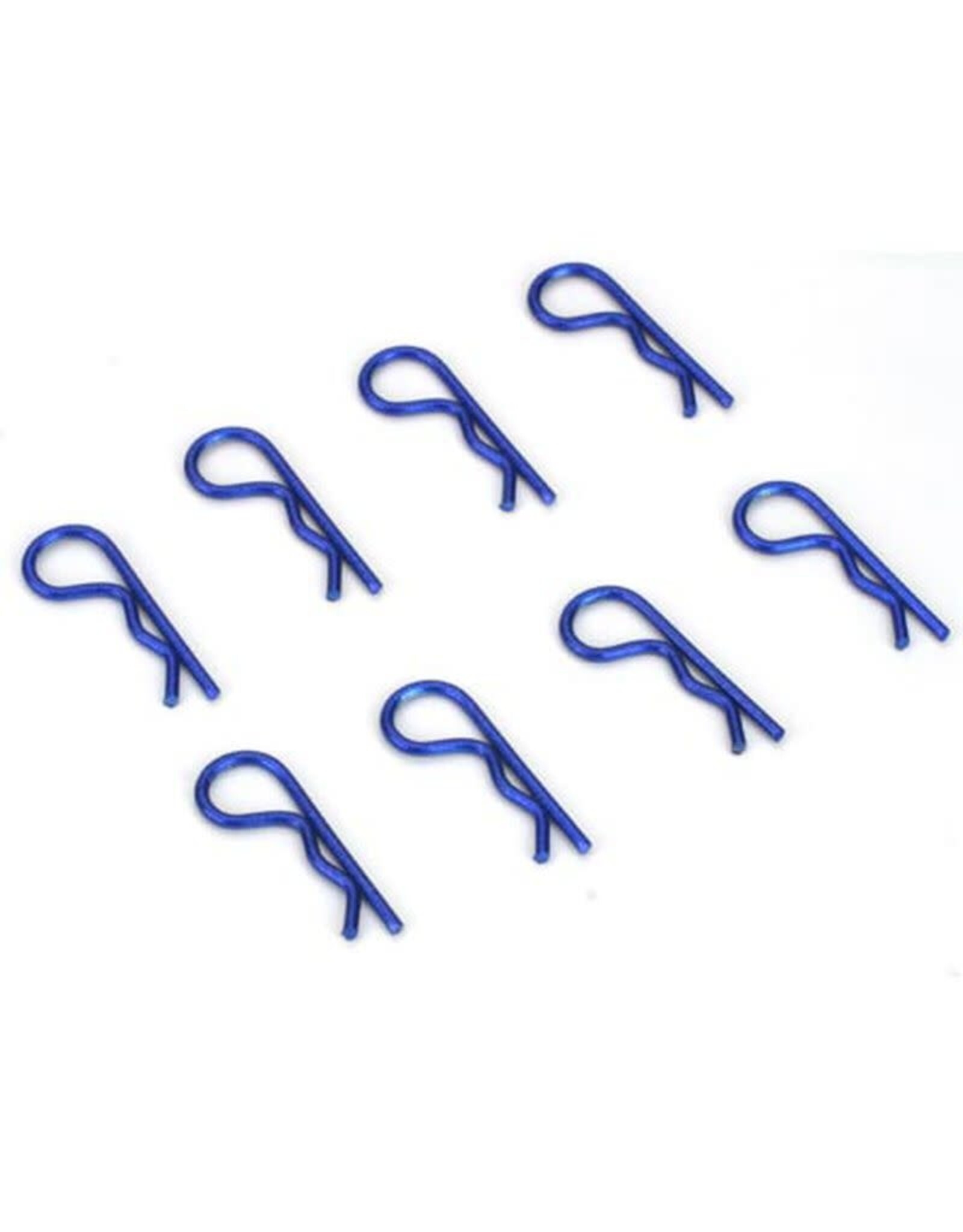 Dynamite Anodized Body Clips, Blue (8)