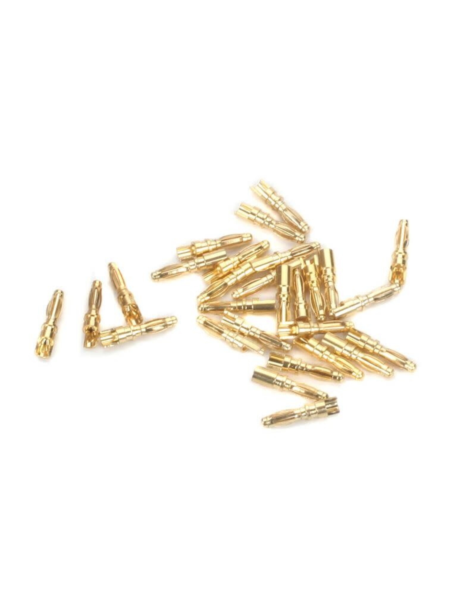 E-flite Gold Bullet Connector, Male, 2mm (30)