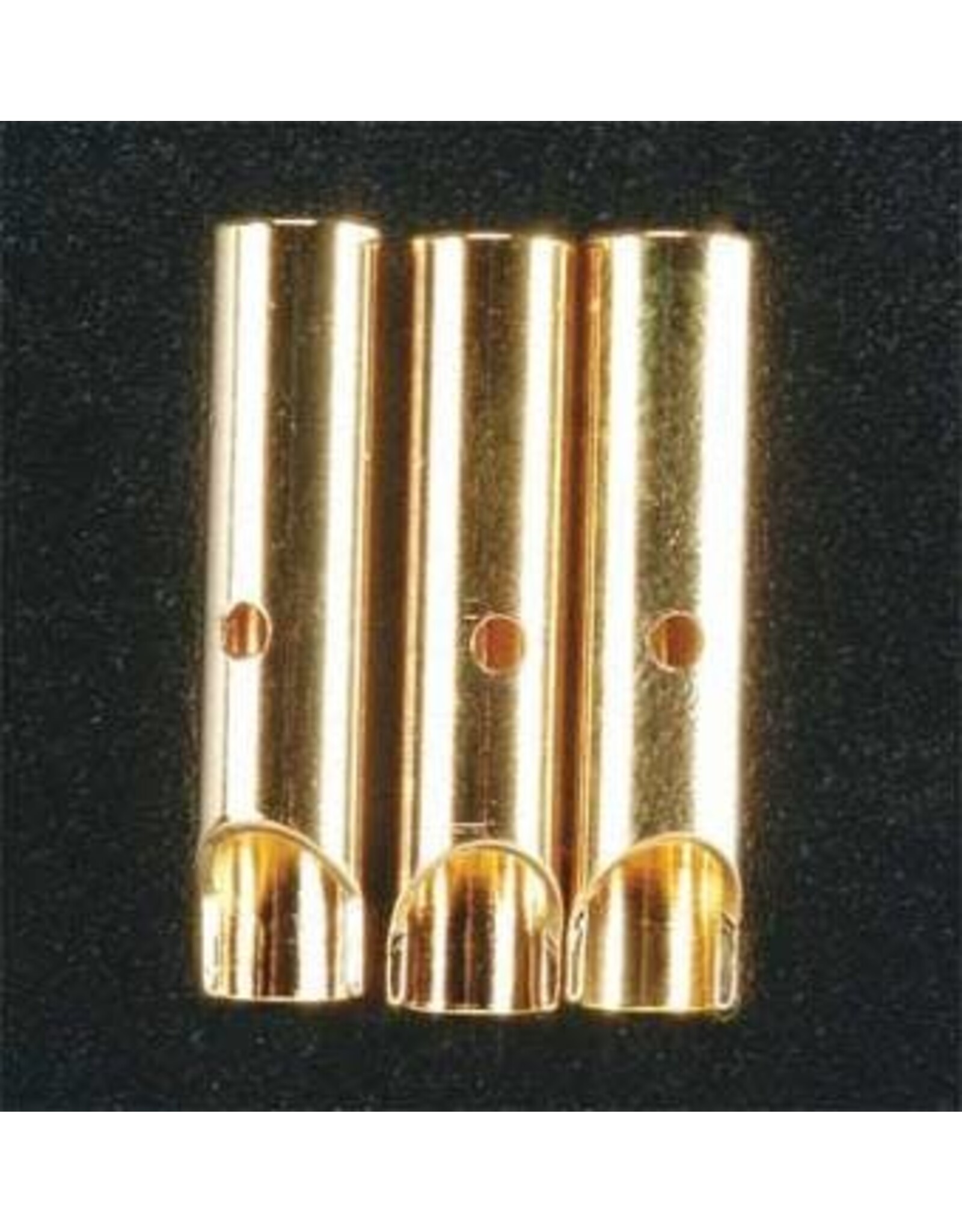 Electrifly 4mm Gold Plated Bullet Connectors - Female (3)