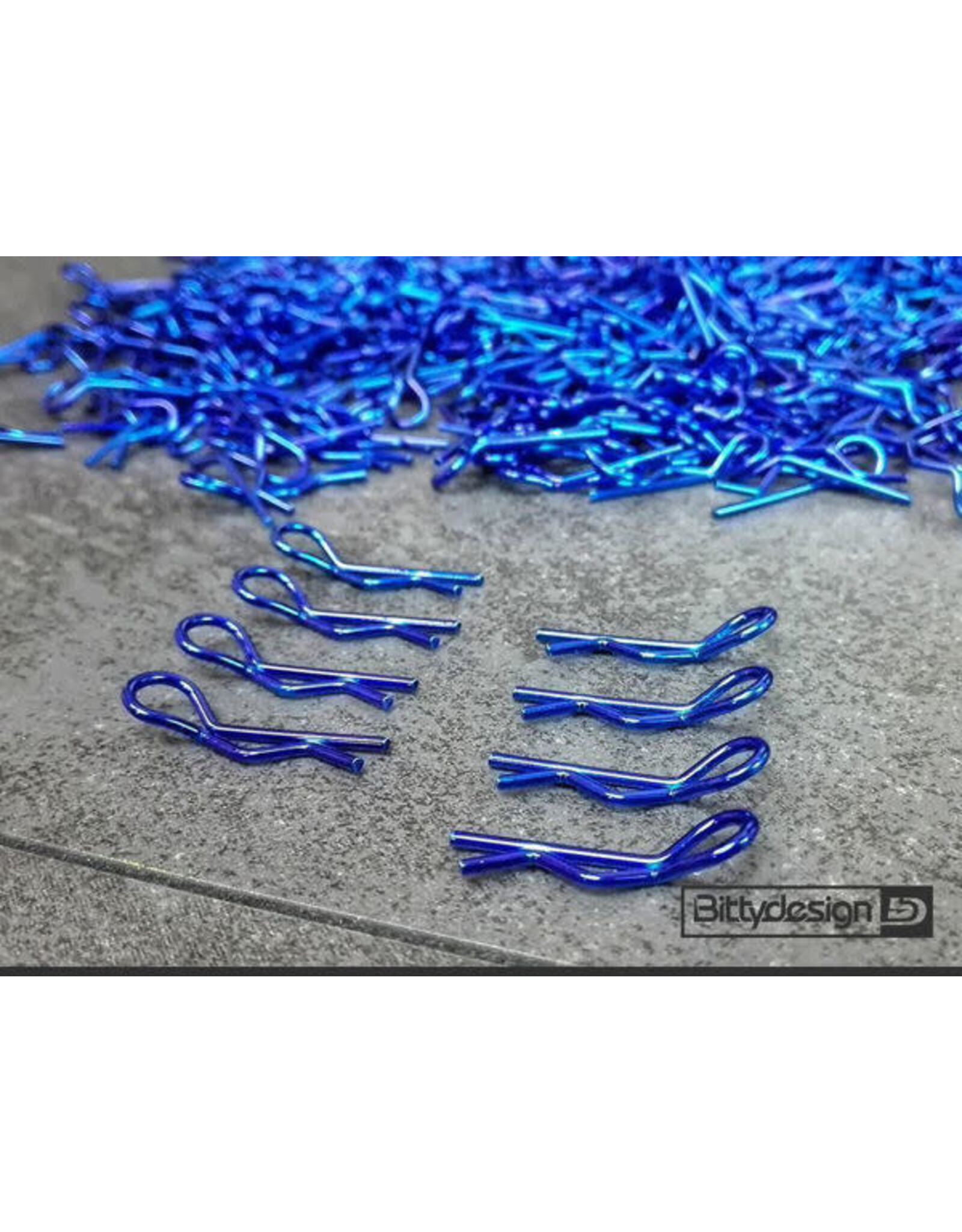 Bittydesign Bittydesign 1/10 Body Clips (Blue)