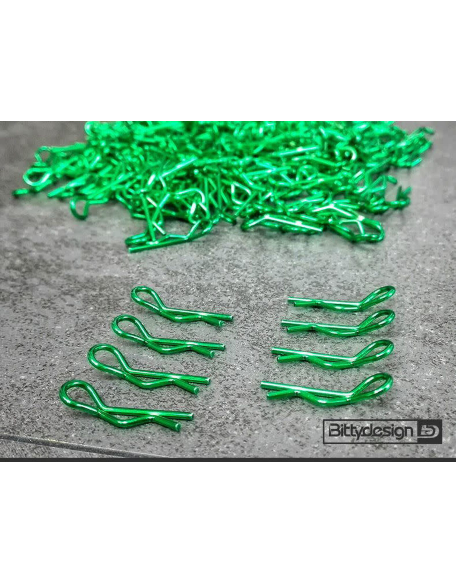 Bittydesign Bittydesign 1/10 Body Clips (Green)