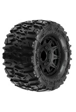 Pro-Line 1/10 Trencher Front/Rear 2.8" MT Tires Mounted 12mm Blk Raid (2)