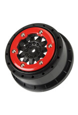 Pro-Line ProTrac F-11 2.2"/3.0" Red/Black Bead-Loc Wheels (2) Fr/Re