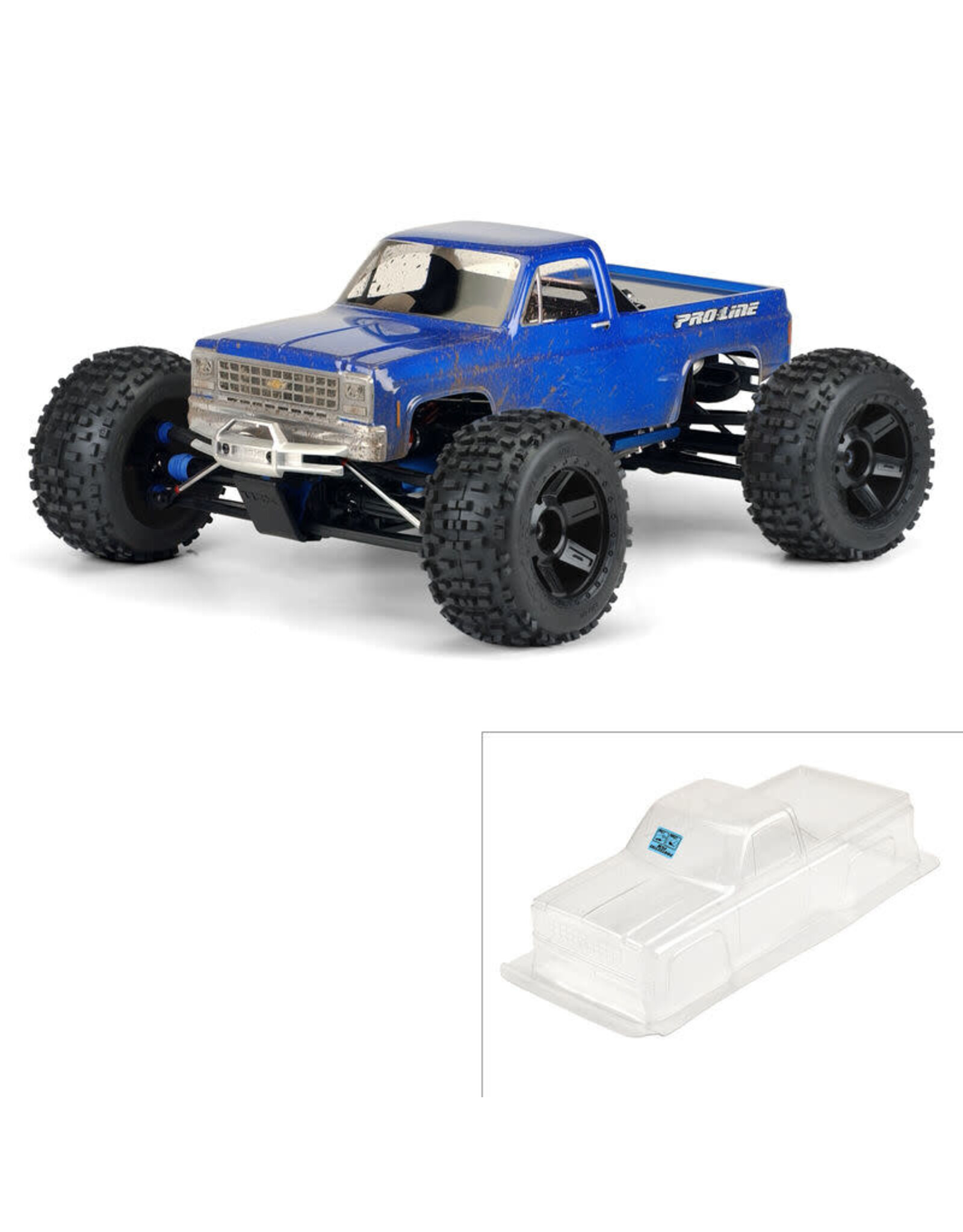 Pro-Line 1980 Chevy Pick-up Clear Body for E-MAXX, E-REVO, REVO 3.3