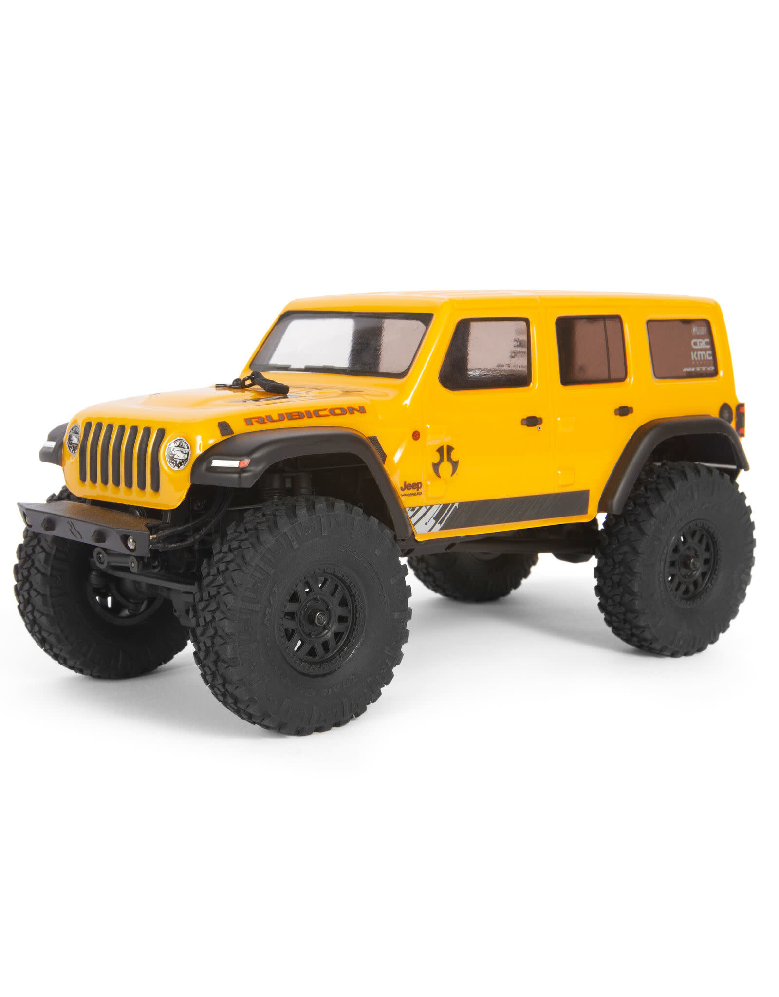 Axial 1/24 SCX24 2019 Jeep Wrangler JLU CRC 4WD Rock Crawler brossé RTR, jaune