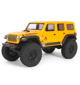 Axial 1/24 SCX24 2019 Jeep Wrangler JLU CRC 4WD Rock Crawler brossé RTR, jaune
