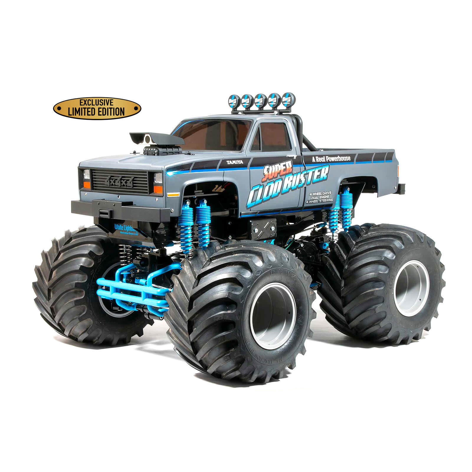 なべ　CLOD BUSTER 　タミヤ　クラッドバスター　10/1 Tamiya 1/10 Super Clod Buster 4WD Truck Kit Gray (LTD ED) - Hobby 2000