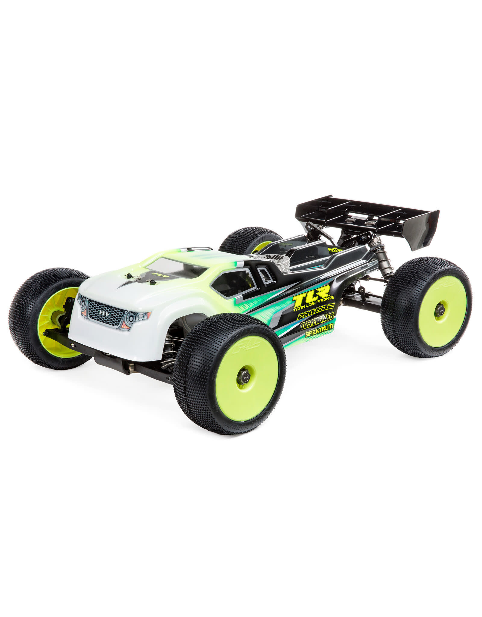 Team Losi Racing 1/8 8IGHT-XT/XTE 4WD Nitro/Kit de course Truggy électrique