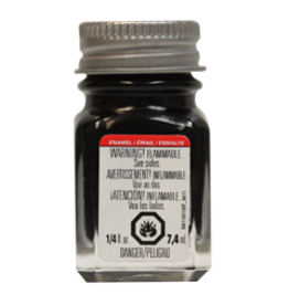 Testors Enamel 1/4 oz Gloss Black