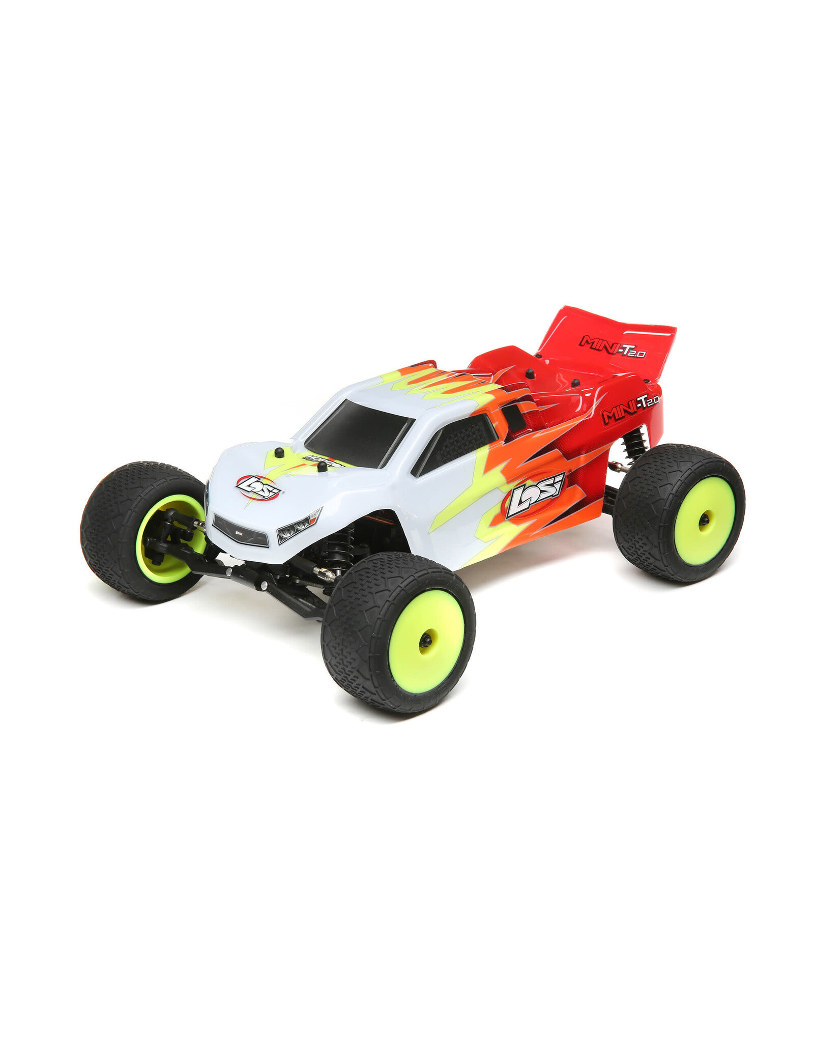 Losi Mini-T 2.0 RTR, Red/White: 1/18 2wd