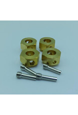 WAG Radio Control Ensemble d'extensions de roues 8mm en laiton pour TRX4 (4) (TRX4L)