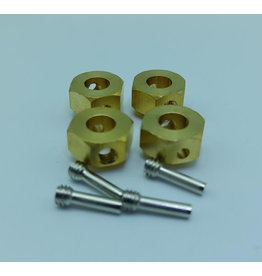 WAG Radio Control Ensemble d'extensions de roues 8mm en laiton pour TRX4 (4) (TRX4L)